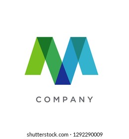 Letter M Logo Design, Modern M Logo, Creative Logo Templates