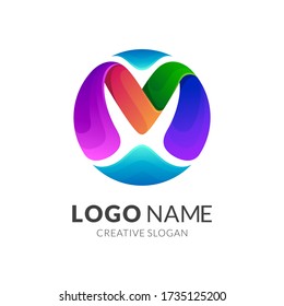 Letter M  Logo Design, Modern Initial Name Business Logo Vector 