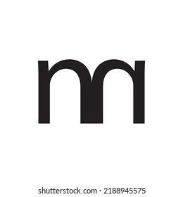 Letter m logo design premium vector