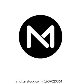 Letter M logo design simple modern template