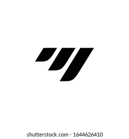 Letter M logo design simple vector