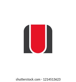 Letter M logo design. square concept, isolated on white background.