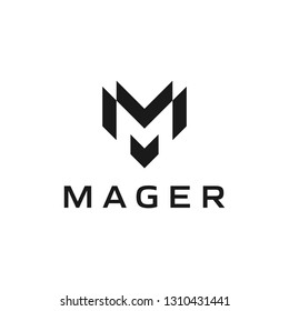 Letter M Logo Design template
