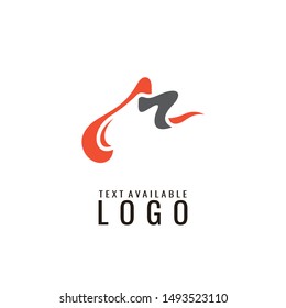 letter m logo design template