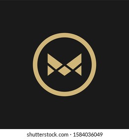 Letter M logo design template