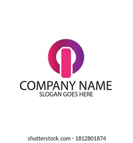 Ilustración vectorial del diseño del logotipo M de la letra