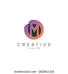 Letter M logo design template, Creative New Style Alphabet M letter Symbol for any kinds of Corporate Business Identity