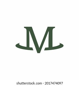 Letter M logo design template
