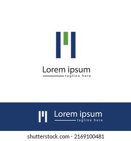letter M logo design template