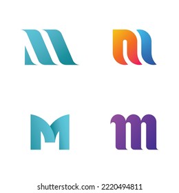 Design-Vorlagen für Buchstaben M