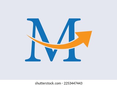 Letter M Logo-Designvorlage, Vektorgrafik
