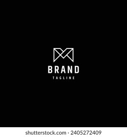 Logo-Designvorlage Letter m