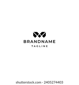 Letter m logo design template