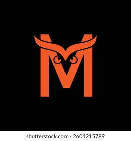 Letter m logo design template	
