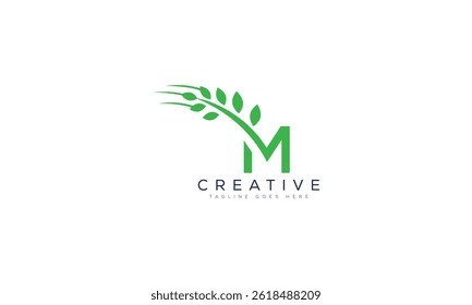Letra M modelo de design modelo ilustração vetorial