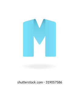 Letter M logo design template. Stylish vector icon