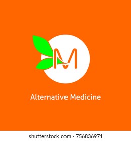 Letter M logo design template.