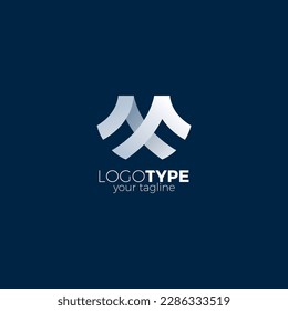 Letter M logo design. Universal elegant vector sign design. Premium business logotype.