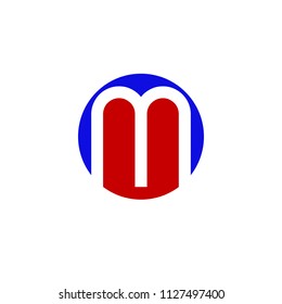 Letter M logo design - vector sign