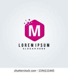 Letter M Logo Design Vector Template