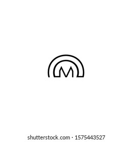 Letter M Logo Design Vector Template