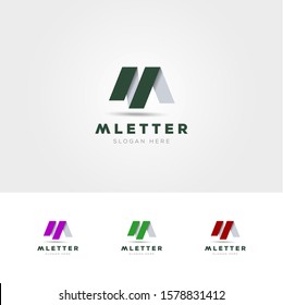 Letter M Logo. M Letter Design Vector template 