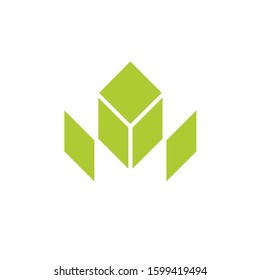 letter M logo design vector template sign icon