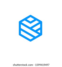 letter M logo design vector template sign icon