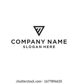 letter m logo design vector illustration template