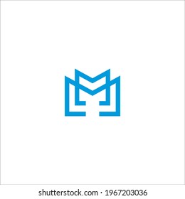 letter M logo design vector sign