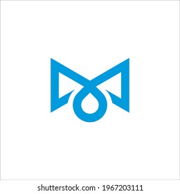 letter M logo design vector sign