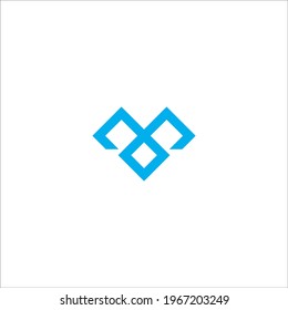 letter M logo design vector sign