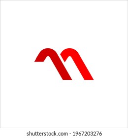 letter M logo design vector sign