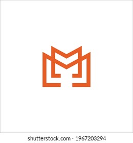 letter M logo design vector sign