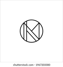 letter M logo design vector sign