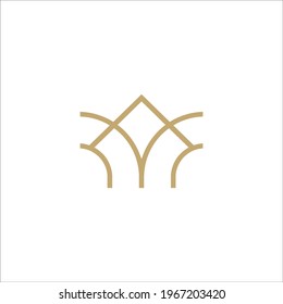 Buchstaben M Logo-Design, Vektorsymbol