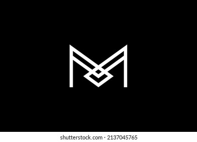 Letter M Logo Design Vector