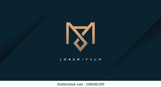 Letter M logo design vector with creative infinity concept Premium Vector