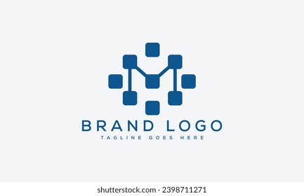 letter M logo design vector template design for brand.