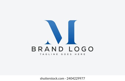 diseño de la plantilla vectorial de diseño del logotipo M de la letra para la marca.