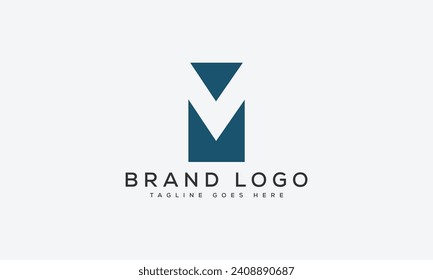 Buchstaben M Logo Design Vektordesign für Marke.