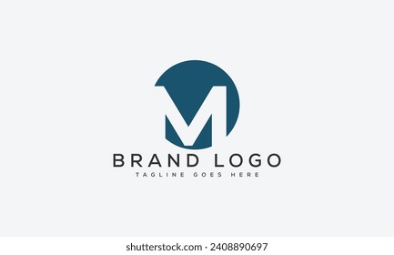 letter M logo design vector template design for brand.