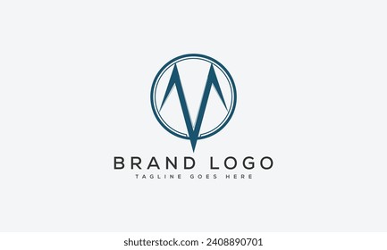 diseño de la plantilla vectorial de diseño del logotipo M de la letra para la marca.