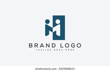 letter M logo design vector template design for brand.