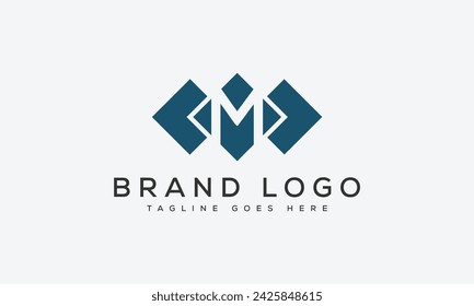 letter M logo design vector template design for brand.