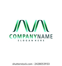 Letter M logo design vector. Creative Initial M logo concepts template