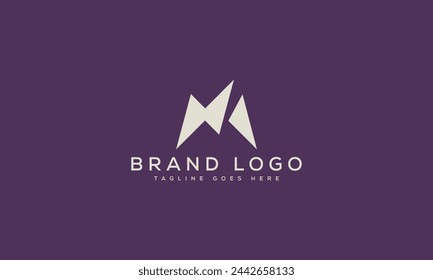 letter M logo design vector template design for brand.
