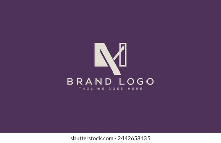 Diseño de plantilla de vector de diseño de logotipo de letra M para marca.