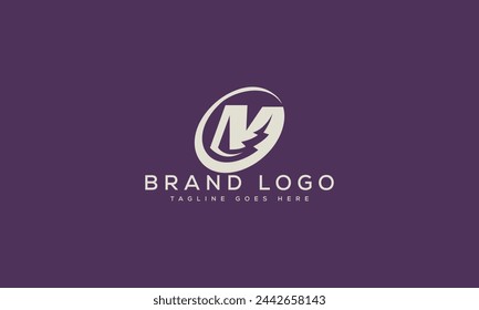 letter M logo design vector template design for brand.