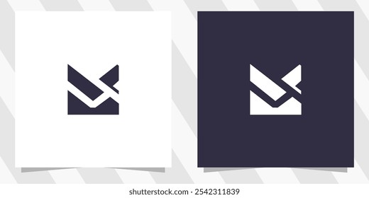 Vector de diseño de logotipo de letra M